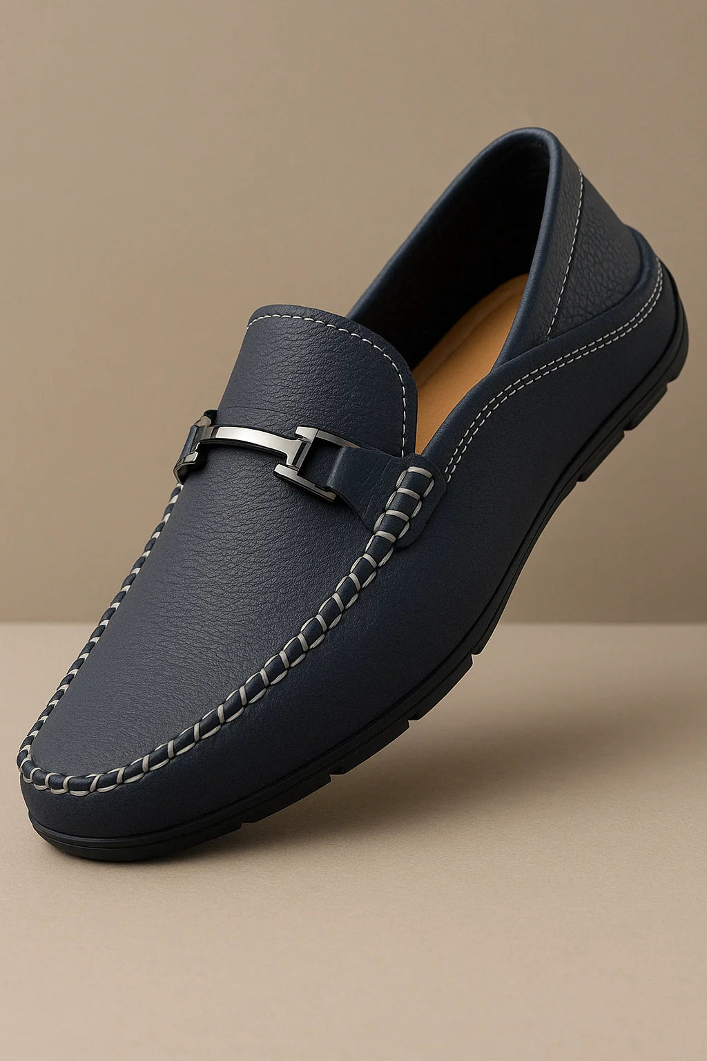 Melver - Mocassins en cuir véritable – style épuré