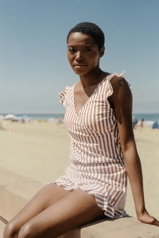 Lucia – Maillot de bain à volants avec soutien-gorge intégré