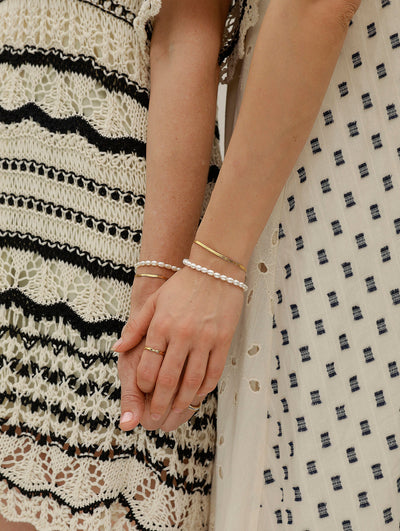 Classic Pearls – Bracelet avec Perles d’Eau Douce