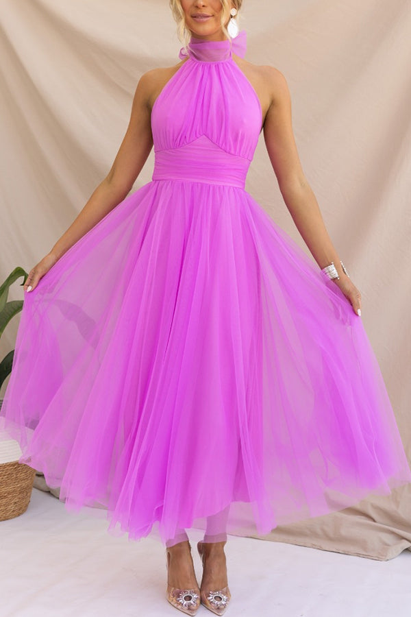 Phoebe – Robe à jupe longue