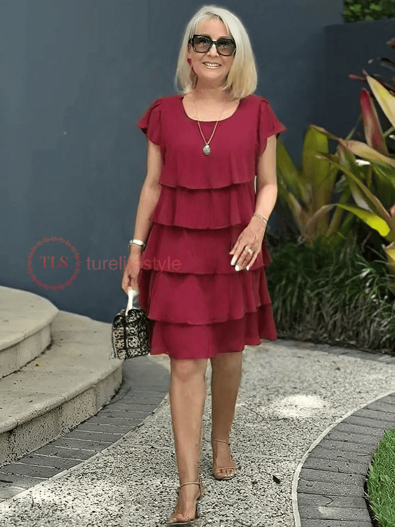 Josée – Robe fluide en chiffon