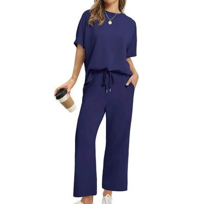 Marjorie – Ensemble décontracté avec haut et pantalon
