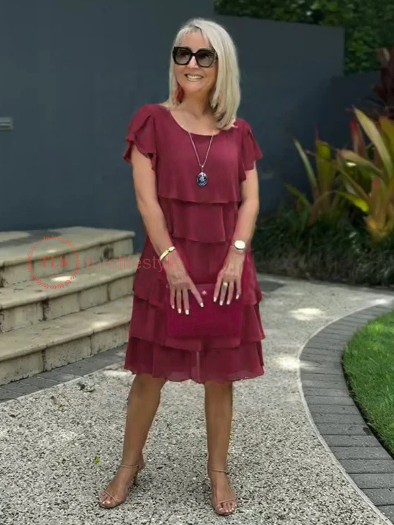 Josée – Robe fluide en chiffon