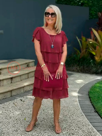 Josée – Robe fluide en chiffon