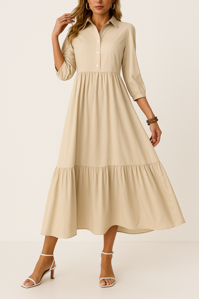 Suzanne - Robe chemise fluide