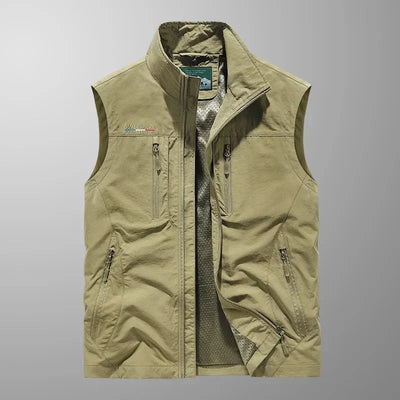 Tauno – Gilet cargo multifonctions pour homme