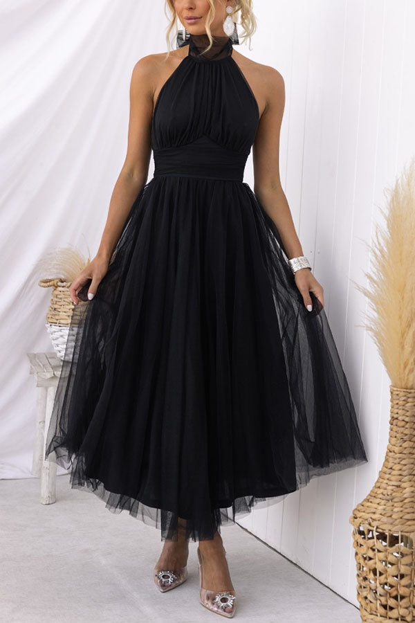 Phoebe – Robe à jupe longue