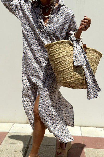 Charlotte – Robe Chemise Élégante à Carreaux
