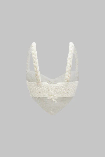 Maude - jupe longue en crochet à fente