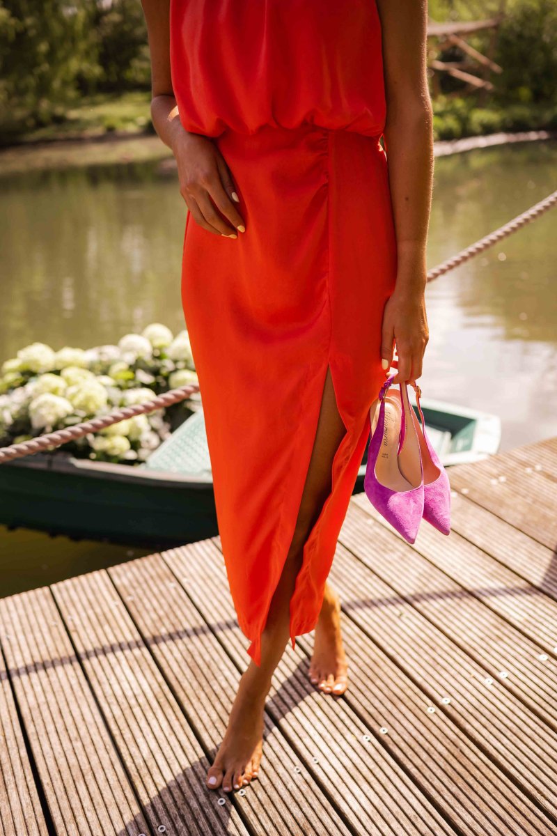 Lisa – Robe Midi d'Été
