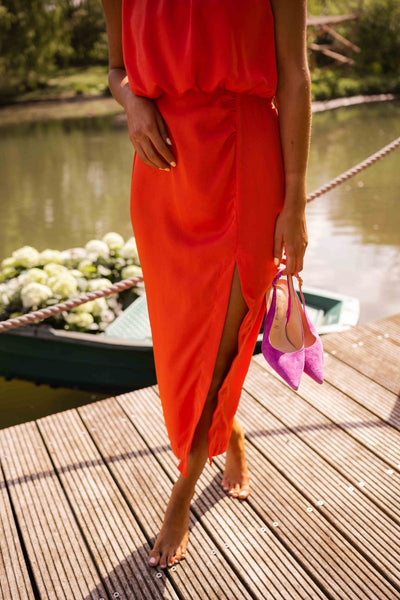 Lisa – Robe Midi d'Été