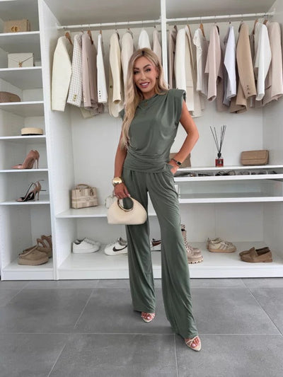 Noelle – Ensemble blouse et pantalon