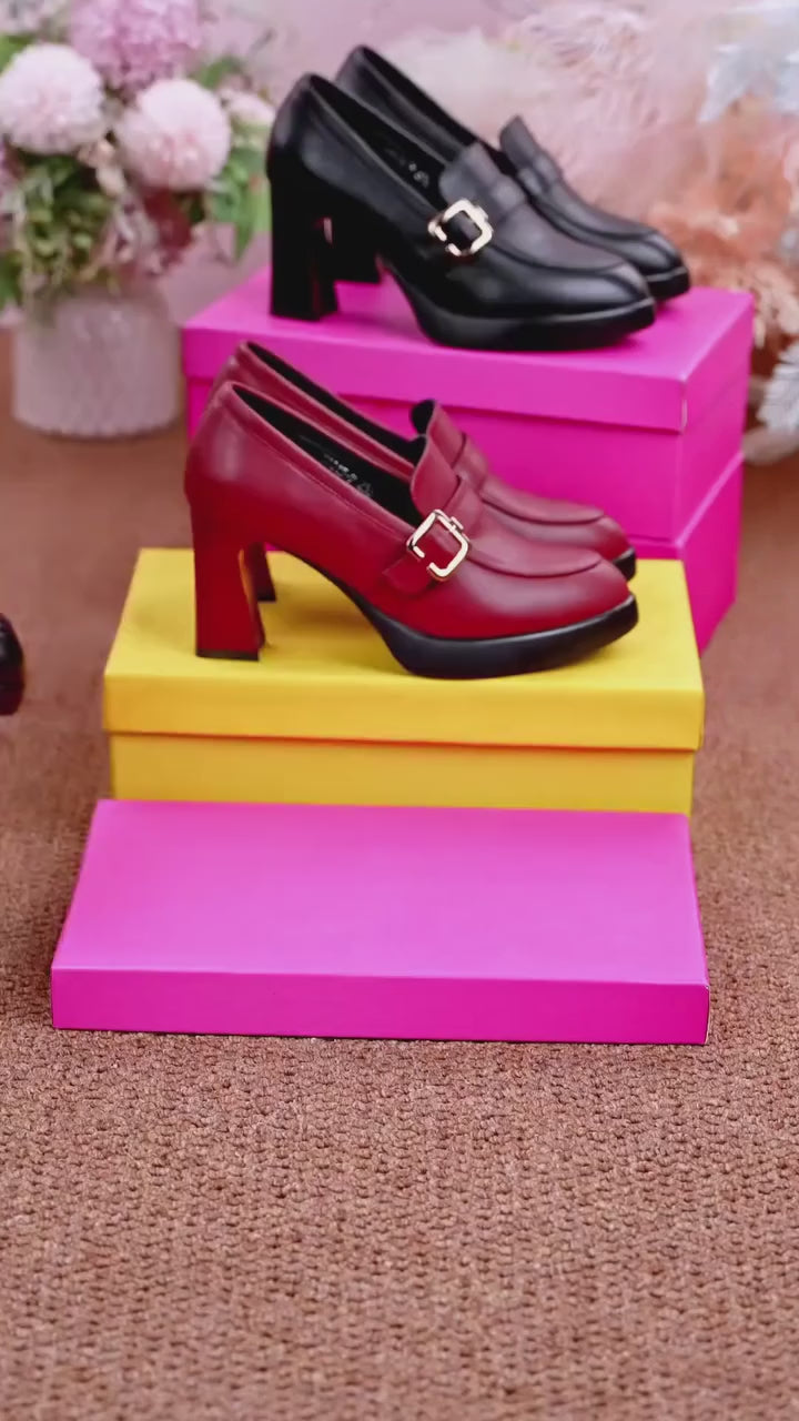 Joelle – Escarpins en cuir polyvalents