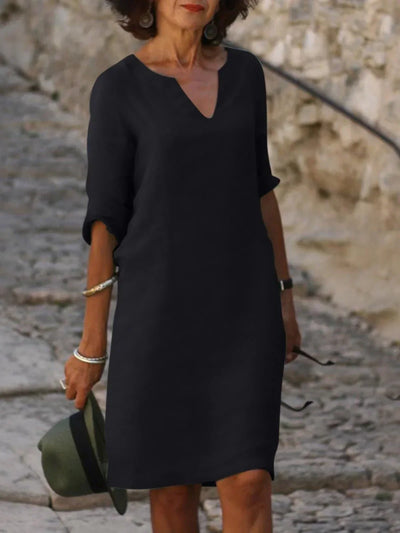 Lyne - Robe à col en V qui cache le ventre