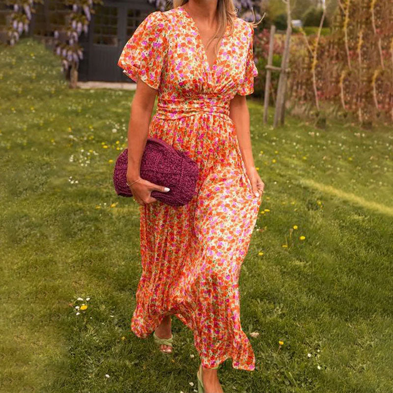 Romy – Robe d’été à encolure en V