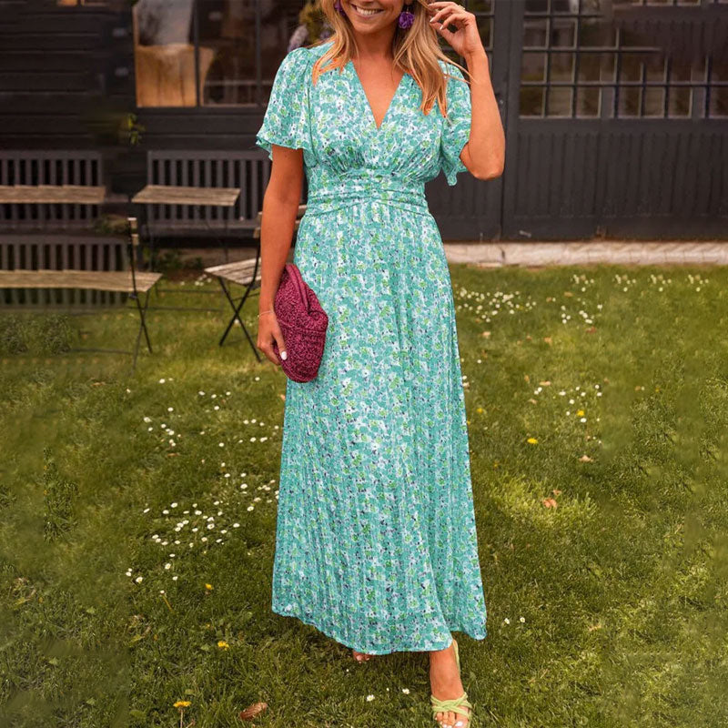 Romy – Robe d’été à encolure en V