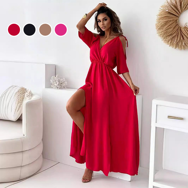 Sienna – Robe Élégante avec Fente Latérale