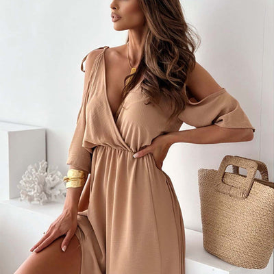 Sienna – Robe Élégante avec Fente Latérale