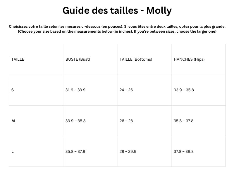 Guide des tailles