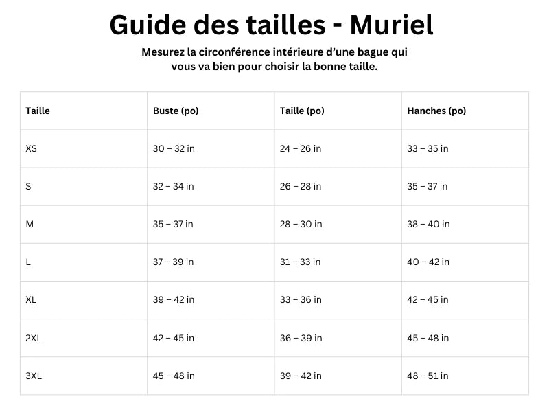 Guide des tailles