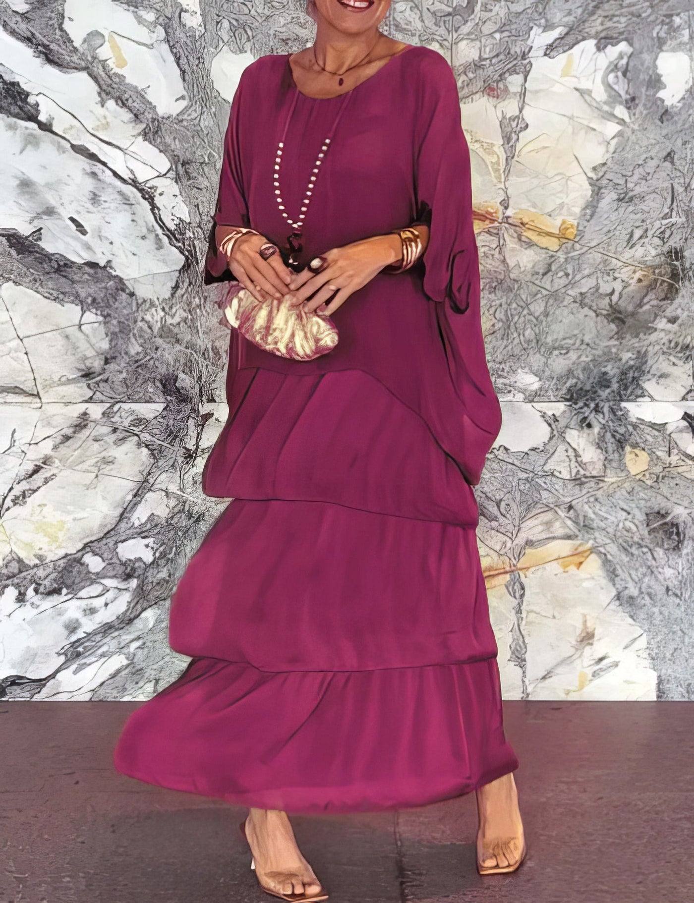 Ava – Robe Artistique à Coupe Ample