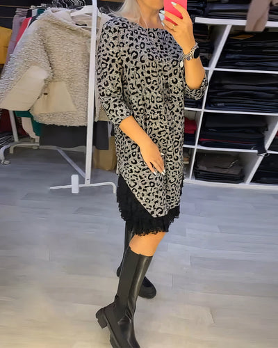 Sienna – Robe Élégante à Imprimé Léopard