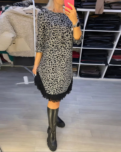 Sienna – Robe Élégante à Imprimé Léopard