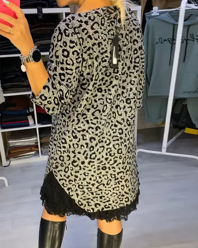 Sienna – Robe Élégante à Imprimé Léopard